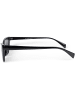styleBREAKER Cateye Sonnenbrille in Schwarz / Grau getönt