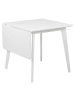 ebuy24 Esstisch Roxby Weiß 120 x 80 cm