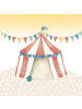 A.S. Création Leinwandbild Playful Circus in Bunt