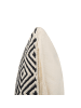 Beliani 2er-Set Dekokissen CALANTHE in Beige/Schwarz