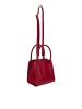 FELIPA Damen Henkeltasche Aus Leder in Rubin