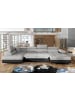 MF Design Rodri Recamiere Links in Grau -  (L) 202 x (B) 345 x (H) 90 cm