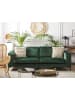 Beliani 3-Sitzer Sofa VADSTENA in Grün/Schwarz - (W) 215 x (H) 82 x (L) 87 cm