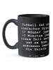 Mr. & Mrs. Panda Tasse Spruch Fußball Bayern mit Spruch in Schwarz