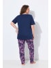 Ulla Popken Pyjama in nachtblau