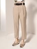 creation L Bundfaltenhose in beige