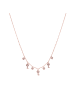 Luxenter Luxenter necklace with sparkling zirconia and 18-carat rose gold finish - Muraz