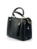 Florence Florence Umhängetasche, Handtasche Leder schwarz ca. 30cm