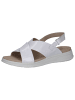 Caprice Sandale in WHITE NAPLAK