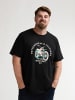 Petrol Industries Plus Size T-Shirt mit Print Geyser in Schwarz