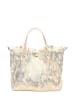 Carla Ferreri Henkeltasche in Beige