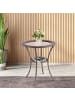 COSTWAY Gartentisch 64x64x72cm in Braun