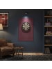 relaxdays 6-tlg. Dartscheibe-Schutz Set in Bordeaux  - 60 x 90 cm