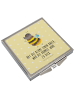 Mr. & Mrs. Panda Handspiegel Hummel flauschig mit Spruch in Gelb Pastell