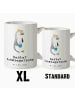 Mr. & Mrs. Panda Kaffeetasse Pinguin Bester Schwiegersohn mit Sp... in Weiß
