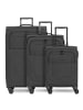 Redolz Essentials 12 THREE SET 4 Rollen Kofferset 3-teilig mit Dehnfalte black2