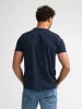 Petrol Industries T-Shirt mit Allover-Print Lava in Blau