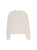 Swirly Women Sweatshirt in Beige