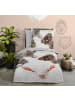 JACK 2 tlg. Renforcé Bettwäsche 135x200cm Fell Freunde in Weiß