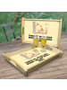 Mr. & Mrs. Panda Deko Tablett Waldtiere Picknick mit Spruch in Gelb Pastell