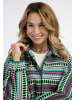 IZIA Damen Oversize Blouson in Mehrfarbig Türkis