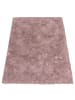 KADIMA DESIGN Hochflor Teppich Shaggy waschbar Unifarben Schlafzimmer in Rosa