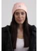 CASH-MERE.CH Bio Rib Mütze in Blass Rosa