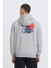 BLEND Kapuzensweatjacke BHJapa in Grau