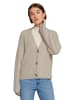 TOM TAILOR Denim Strickjacke V-NECK in Beige