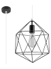 Nice Lamps Hängleuchte Donato in Schwarzaus gebogenem Stahl schirm loft LED E27 NICE LAMPS