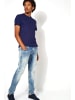 DESOTO T-Shirt Roundneck 1/2 in Blau