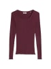 Marc O'Polo DENIM Longsleeve slim in Mahagony Jam