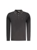 Coveri Moving Schwarz Herren Poloshirt Hemd aus Baumwolle