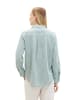 Tom Tailor Langarm Hemd BLOUSE WITH SLUB STRUCTURE in Grün-2