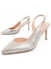 Montevita Pumps Heel Shoe Festshoe3 Silver in Silber
