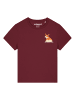 wat? Apparel T-Shirt Corgi in Weinrot