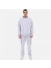 Megaman Jogginganzug Set Jogger Pullover Oversize Fit in Braun