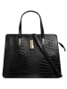 Cluty Handtasche echt Leder in schwarz
