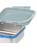 Lässig Lässig Brotdose Kinder - Edelstahl Lunchbox, Sunny Explorer Grün