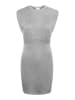 Noisy may Figurbetontes Kleid NMGENNIE Slim Fit Dress Party Blusenkleid in Grau