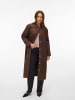 Vero Moda Mantel in Chocolate Brown