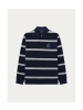 Hackett London Polo in Marineblau/Grau-5CY