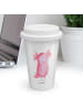 Mr. & Mrs. Panda Coffee To Go Becher Axolotl Glücklich ohne Spruch in Weiß
