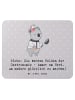 Mr. & Mrs. Panda Maus Pad Koch Helden mit Spruch in Grau Pastell