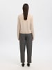 SELECTED FEMME Langarm Strickjacke aus Merinowolle in Oatmeal
