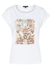 More & More Printshirt in white