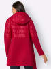 Sieh an! Steppjacke in rot