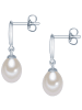 Valero Pearls Ohrringe aus Sterling Silber mit Süßwasser-Zuchtperle in silber