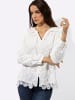 creation L Spitzen-Bluse in ecru