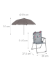 relaxdays Kinder-Klappstuhl „Maus“ in Bunt – (B)36 x (H)51,5 x (T)37,5 cm